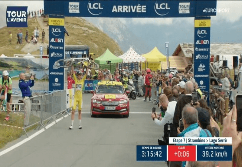 Lorenzo Finn conquiert le Tour de l'Avenir !