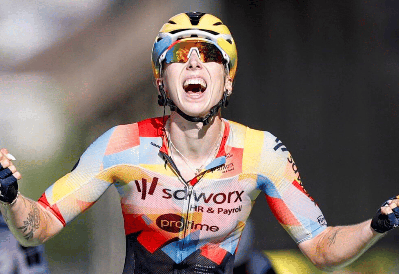 Tour de France Women: Wiebes takes first yellow jersey