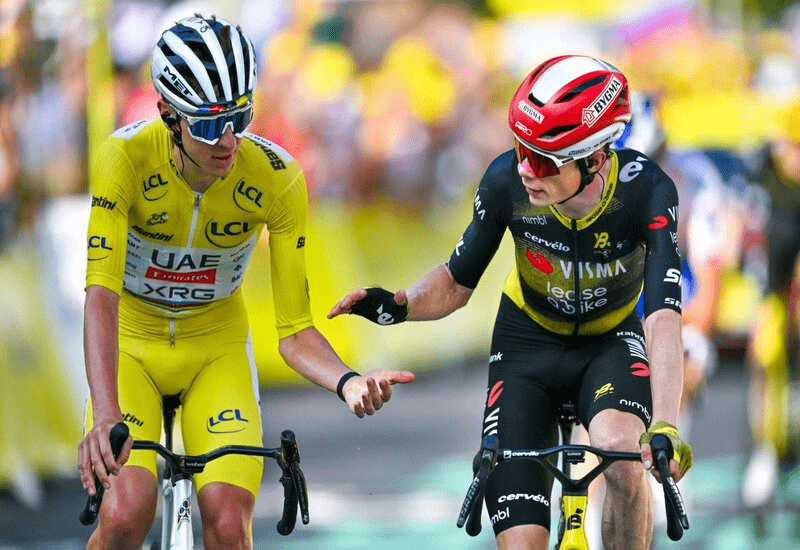 "Pogacar and Vingegaard face possible doping suspicions."