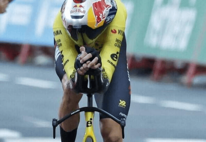 Van Aert disappointed after the time trial: "I know I lost time."