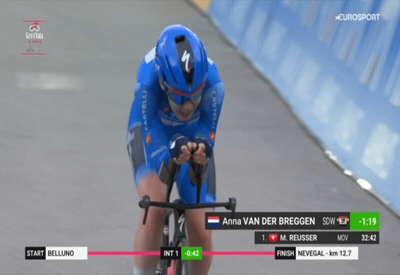 Giro Women: Van der Breggen dominates the hill climb time trial