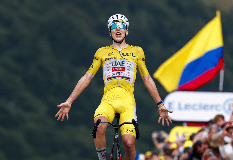 Pogacar plays poker at the Tour de France