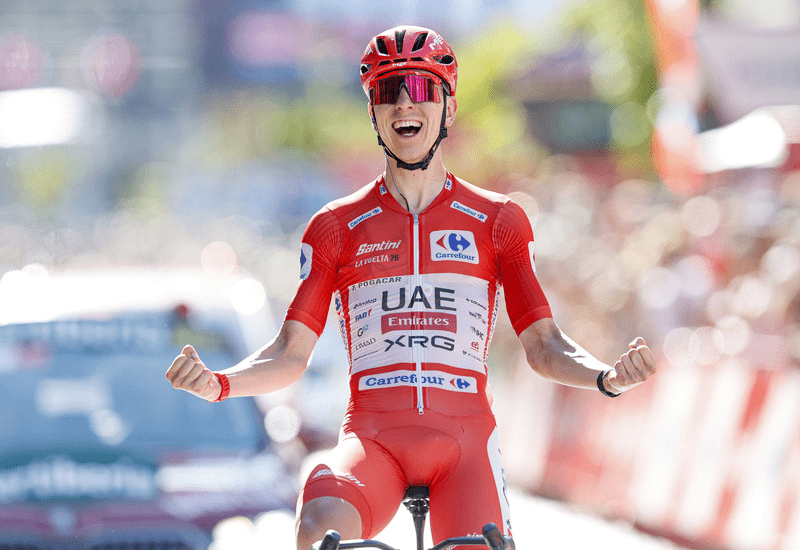 Pogacar's first show at the Vuelta España