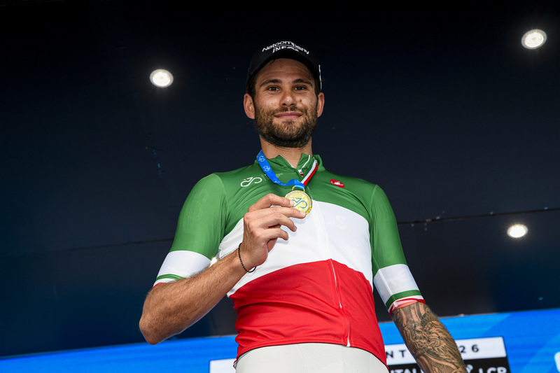Filippo Ganna confirms himself as Italian time trial champion